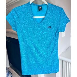 The North Face Women's Reactor Short Sleeve Cap Sleeve Teal Shirt Size XS